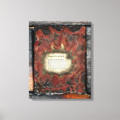 Tekenen van de aarde canvas afdruk (Voorkant)