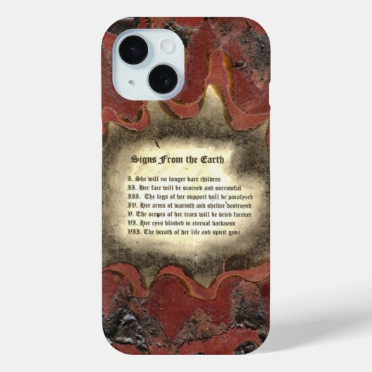 Tekenen van de aarde Case-Mate iPhone case (Achterkant)
