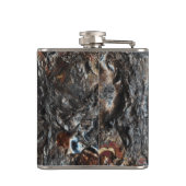 Tekenen van de aarde heupfles (Achterkant)