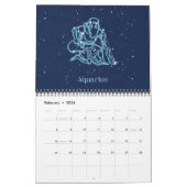 Tekenen van de dierenriem op Midnight Blue Kalender (Feb 2026)