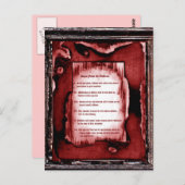 Tekenen van de kinderen briefkaart (Voorkant / Achterkant)