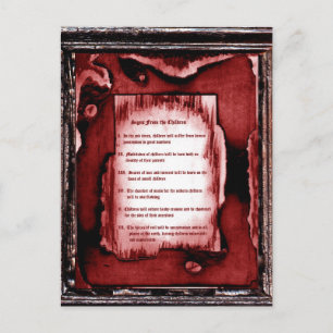 Tekenen van de kinderen briefkaart