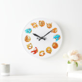 Tekenen van de zodiale astrologie grote klok (Huis)