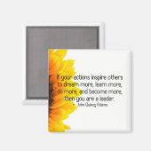 Tekenen van een echte leider magneet (Voorkant / Achterkant)