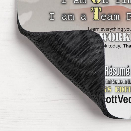 Tekenen van een groot Résumé: Veterans Edition Muismat (Hoek)