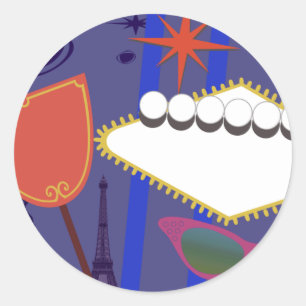 Tekenen van Glam! Ronde Sticker