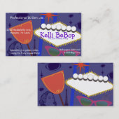 Tekenen van Glam! Visitekaartje (Voorkant / Achterkant)