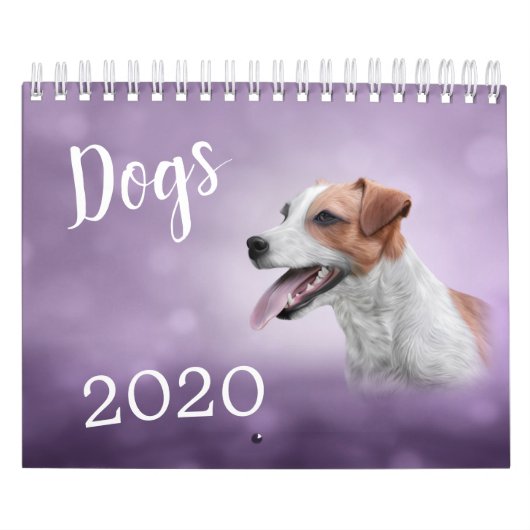 Tekenen van grappige honden kalender (Hoes)