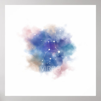 Tekenen van het Zodiac-Poster - Virgo Poster