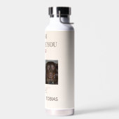 Tekenen van liefde van twee poten waterfles (Links)