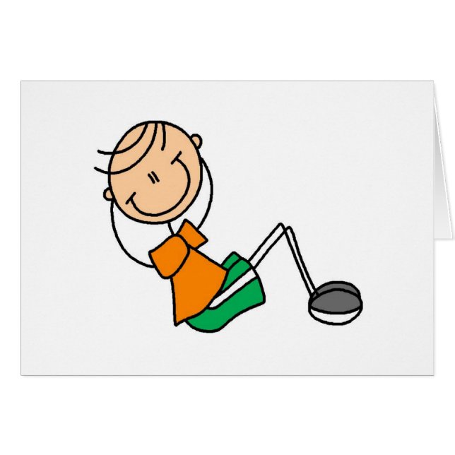 Tekenfiguur T-shirts met T-shirts en cadeautjes (Voorkant Horizontaal)