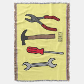 Tekengereedschappen voor cartoon deken (Voorkant Verticaal)