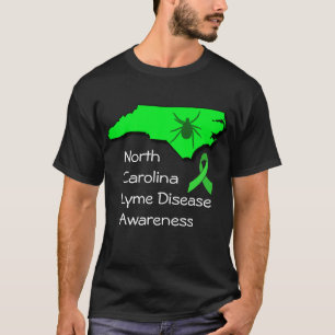 Tekenhemd voor bewustzijn van Lyme-ziekte in North T-shirt