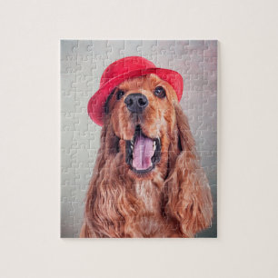 Tekenhond Engels Cocker Spaniel portret Legpuzzel