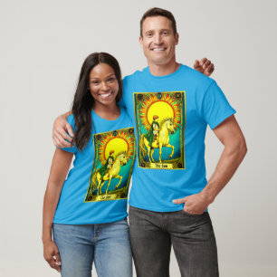 Tekenillustratie Tarotkaart, De Zon T-shirt