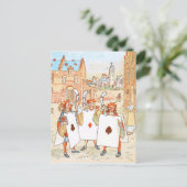  tekening: Ace Knight Briefkaart (Staand voorkant)