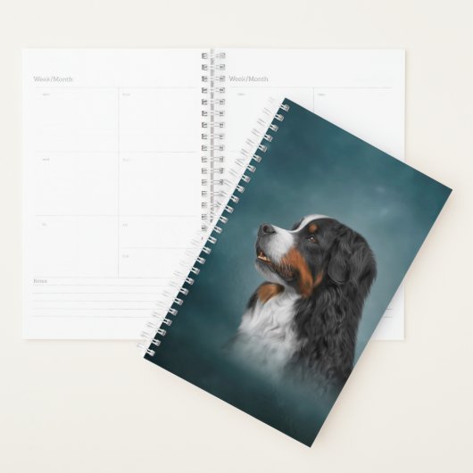 Tekening Bernese Mountain Dog Planner (Display)