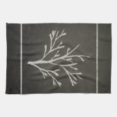 Tekening bijtarestructuur Sapling Chalk Theedoek (Horizontaal)