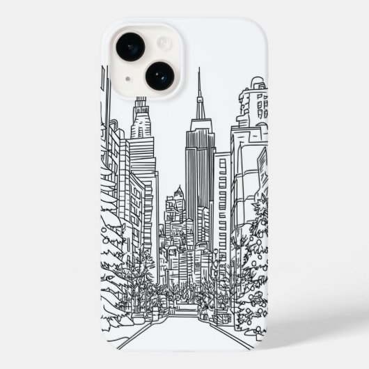 Tekening Case-Mate iPhone Case (Achterkant)