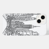 Tekening Case-Mate iPhone Case (Achterkant (horizontaal))