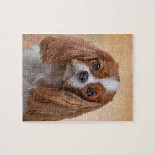 Tekening Dog Cavalier King Charles Spaniel Legpuzzel (Horizontaal)