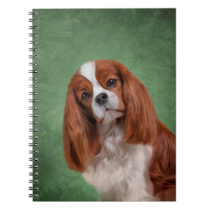 Tekening Dog Cavalier King Charles Spaniel Notitieboek
