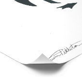 Tekening gekleurd potlood foto afdruk (Hoek)