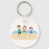 Tekening in de zand-Sleutelhanger Sleutelhanger (Voorkant)