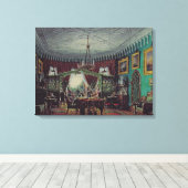 Tekening Kamer van Empress Alexandra Canvas Afdruk (Insitu (Houten vloer))