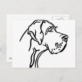 Tekening met groot gesteente briefkaart (Voorkant / Achterkant)