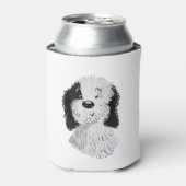 Tekening met Sheepadoedle hand Blikjeskoeler (Blikje Voorkant)