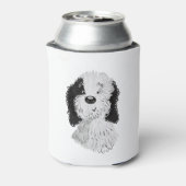 Tekening met Sheepadoedle hand Blikjeskoeler (Blikje Achterkant)