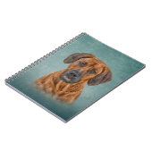 Tekening Rhodesian Ridgeback Notitieboek (Linkerzijde)