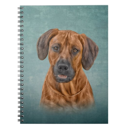 Tekening Rhodesian Ridgeback Notitieboek (Voorkant)