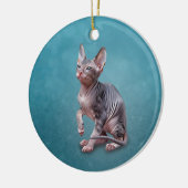 Tekening Sphynx kitten Keramisch Ornament (Links)