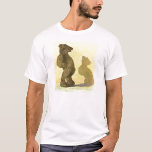 tekening: Teddy Bear en zijn schaduw T-shirt