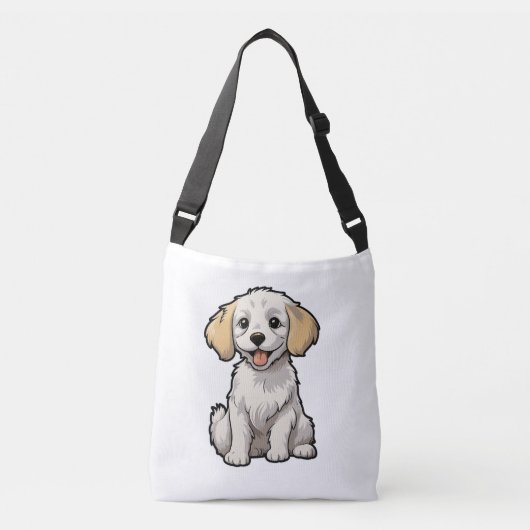 Tekening tekenfilm crossbody tas (Voorkant)