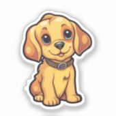 Tekening tekenfilm sticker (Voorkant)