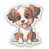 Tekening tekenfilm sticker (Voorkant)