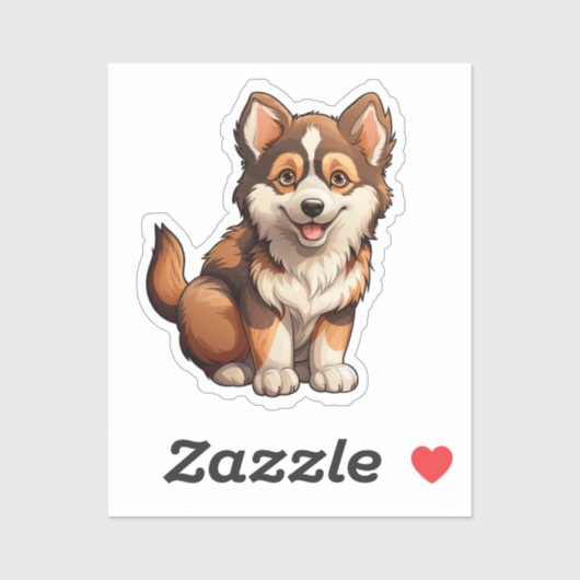 Tekening tekenfilm sticker (Vel)