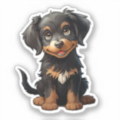 Tekening tekenfilm sticker (Voorkant)