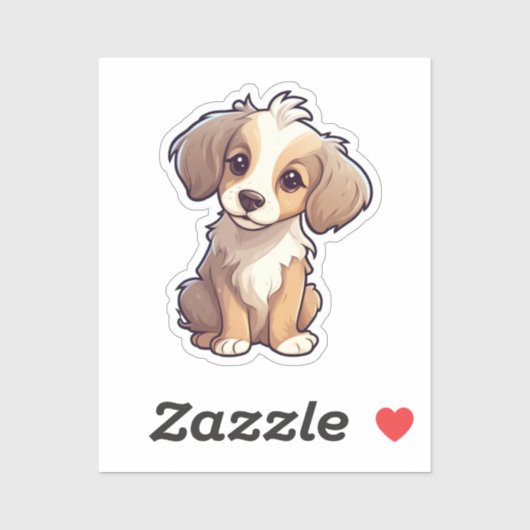 Tekening tekenfilm sticker (Vel)