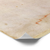 Tekening van architectuurgegevens poster (Hoek)