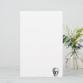 Tekening van de anatomische schets van de menselij briefpapier (Staand voorkant)