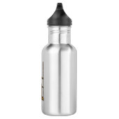 Tekening van de angklung-cartoon waterfles  (Rechts)