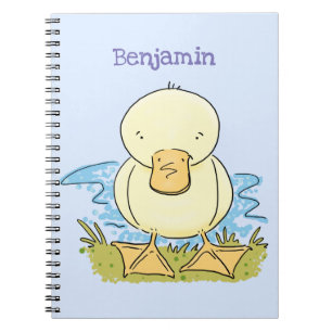 Tekening van de baby van de cartoon van de luchel notitieboek