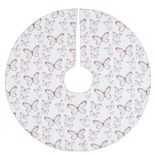 Tekening van de cartoon van de brillenglyter kerstboom rok