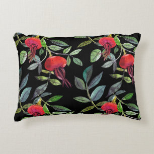 Tekening van de dosering van de botanische waterve accent kussen