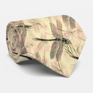 Tekening van de kleur Dragonfly Stropdas