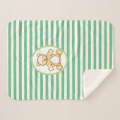 Tekening van de  teddybeer sherpa deken (Voorkant (horizontaal))